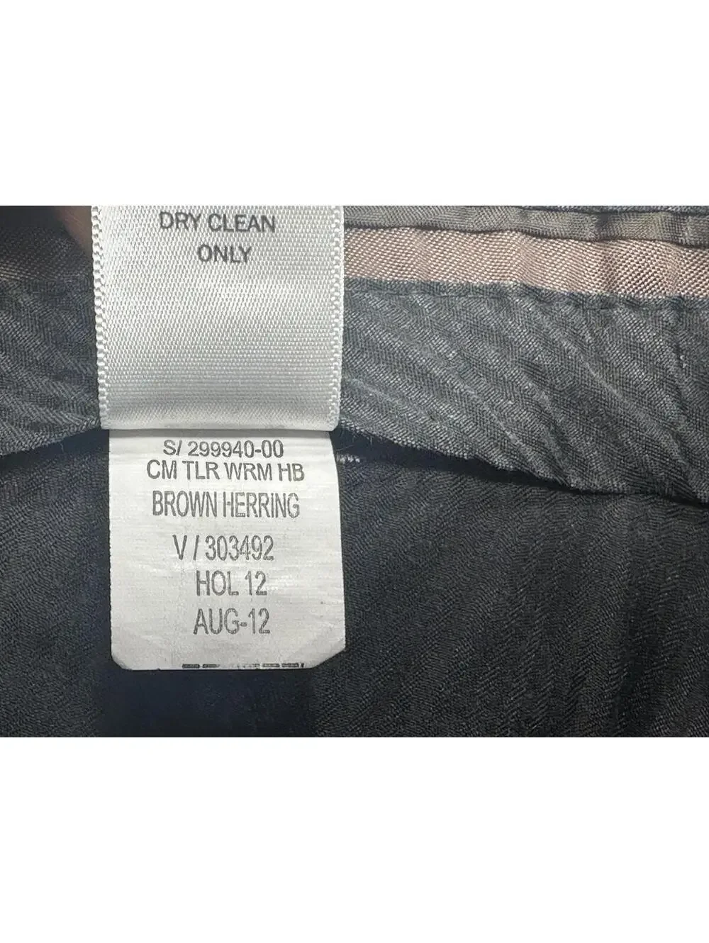 Banana Republic Tailored Flat Dress Pants Brown Mens 29/32